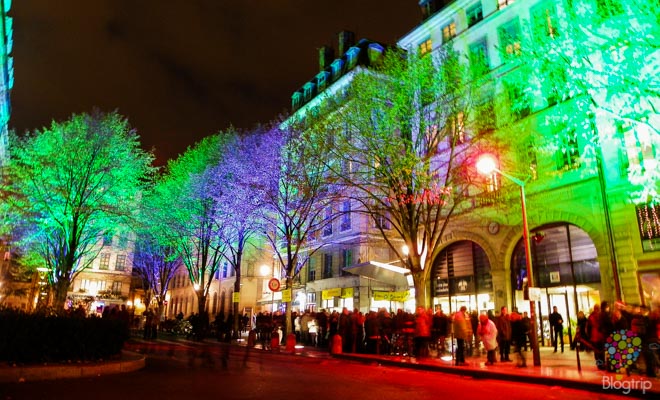 Fiesta de las luces en Lyon Francia