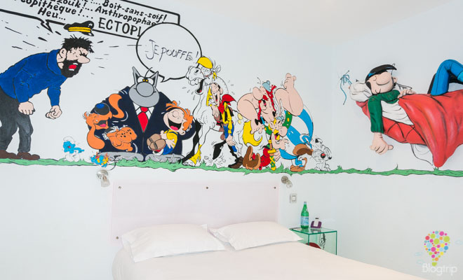 Habitación tema dibujos animados - hotel Ideal séjour Cannes