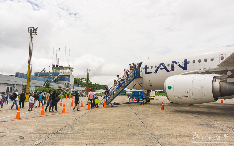 Aeropuerto al llegar a Leticia Amazonas Colombia